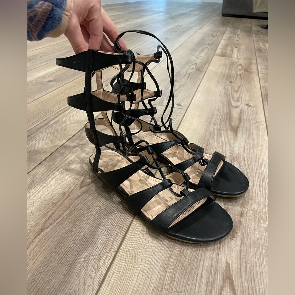 Black Egyptian Sandals